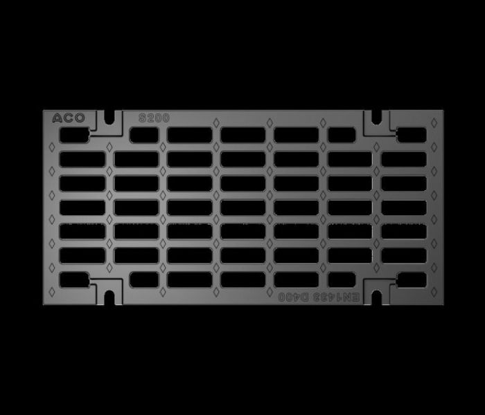 Gussrost in Maschenoptik für Anwendungen der Klasse D 400 (Foto: ACO GmbH)